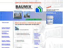 Tablet Screenshot of baumix.cl